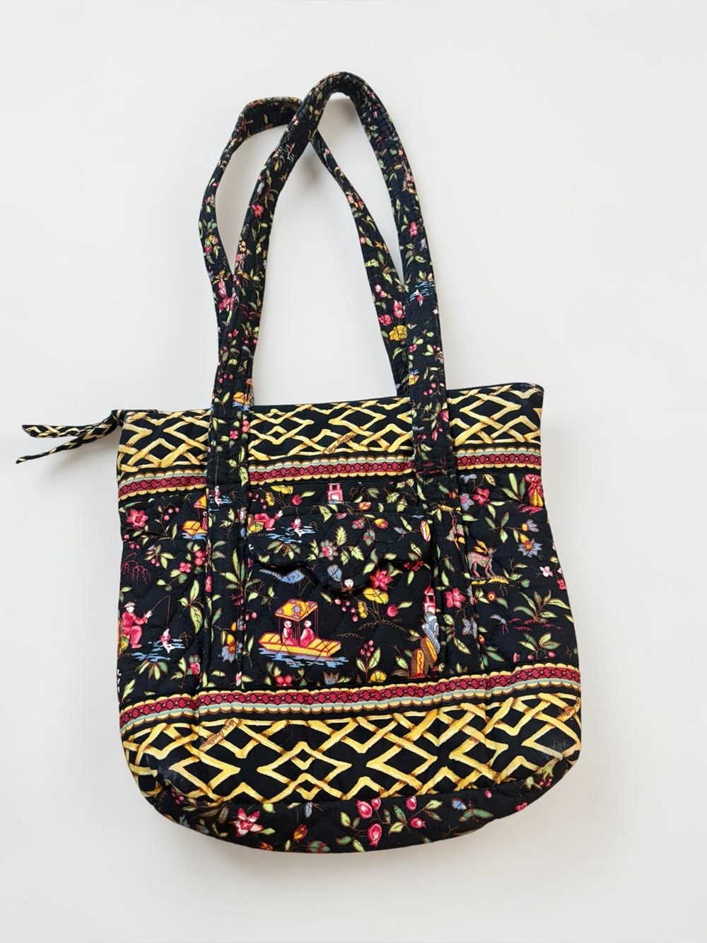 Vera Bradley Ming Bag Retired 2001 Vintage Y2K Quilted Purse RARE Print